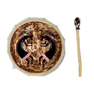 50cm Grosse Schamanentrommel Cocopelli Gemalt Rahmentrommel Bodhran Drum Djembe