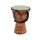 Kleine 15cm Djembe Trommel Bongo Drum Dekoration Gecko Holz A3