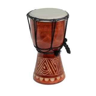 Kleine 15cm Djembe Trommel Bongo Drum Dekoration Afrika Style A8