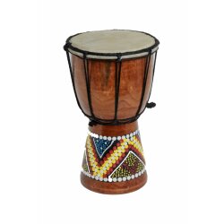 20cm Kinder Djembe Trommel Bongo Drum Deko Bunt Bemalt +...