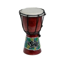 20cm Kinder Djembe Trommel Bongo Drum  Bunt Schildkröte + Rassel Schildkröte R1