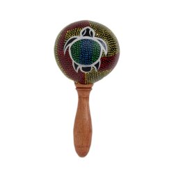 25cm Kinder Djembe Trommel Bongo Holz Gecko+ Rassel...