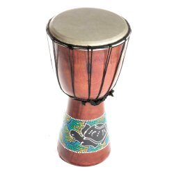 30cm Kinder Djembe Trommel Bongo  Holz Bunt...