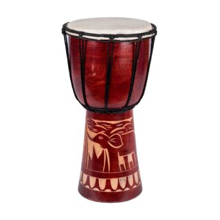 30cm Djembe Trommel Bongo Elefant Holz A2