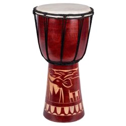 70cm Djembe Trommel Bongo Elefant Holz A2
