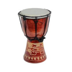 30cm Djembe Trommel Bongo Gecko Holz A3
