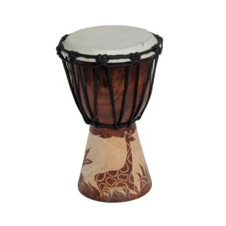 30cm  Kinder Giraffe Djembe Trommel Bongo + Anleitung M1